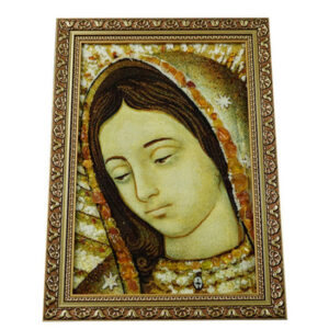 Bernsteinbild – Unsere Liebe Frau von Guadalupe