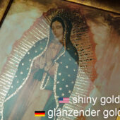 Kopie des Originals der Jungfrau von Guadalupe – Spezieller Golddruck - Image 14
