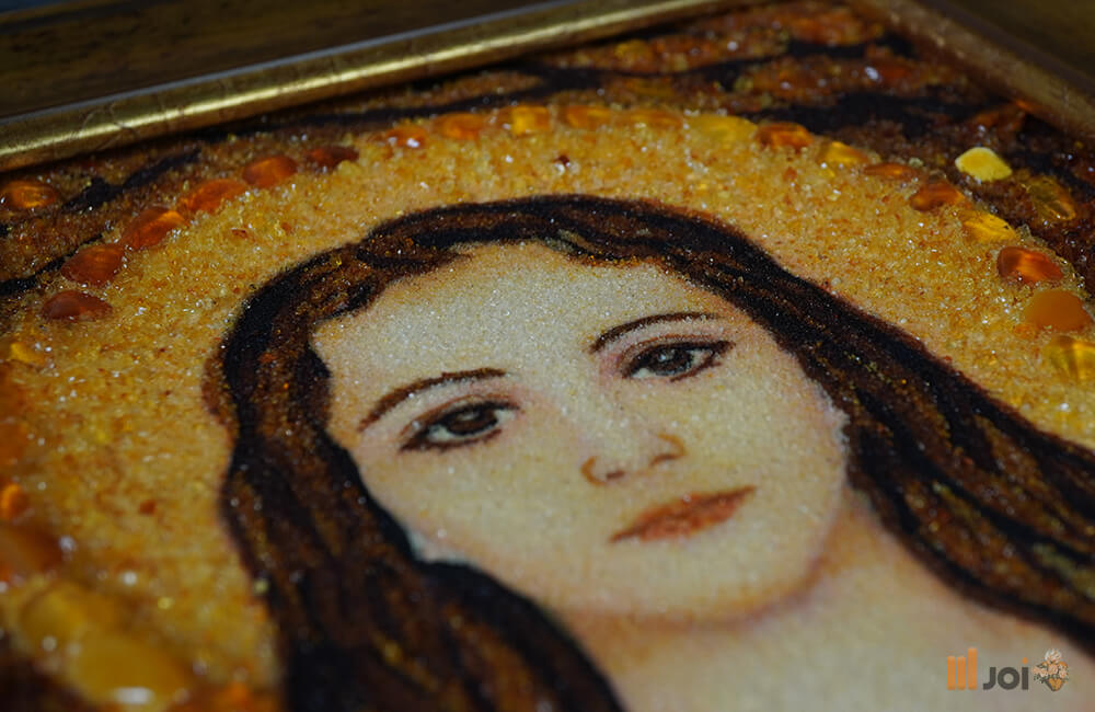 Bernsteinbild – Die heilige Philomena, direktes Portal zum Himmel (2)