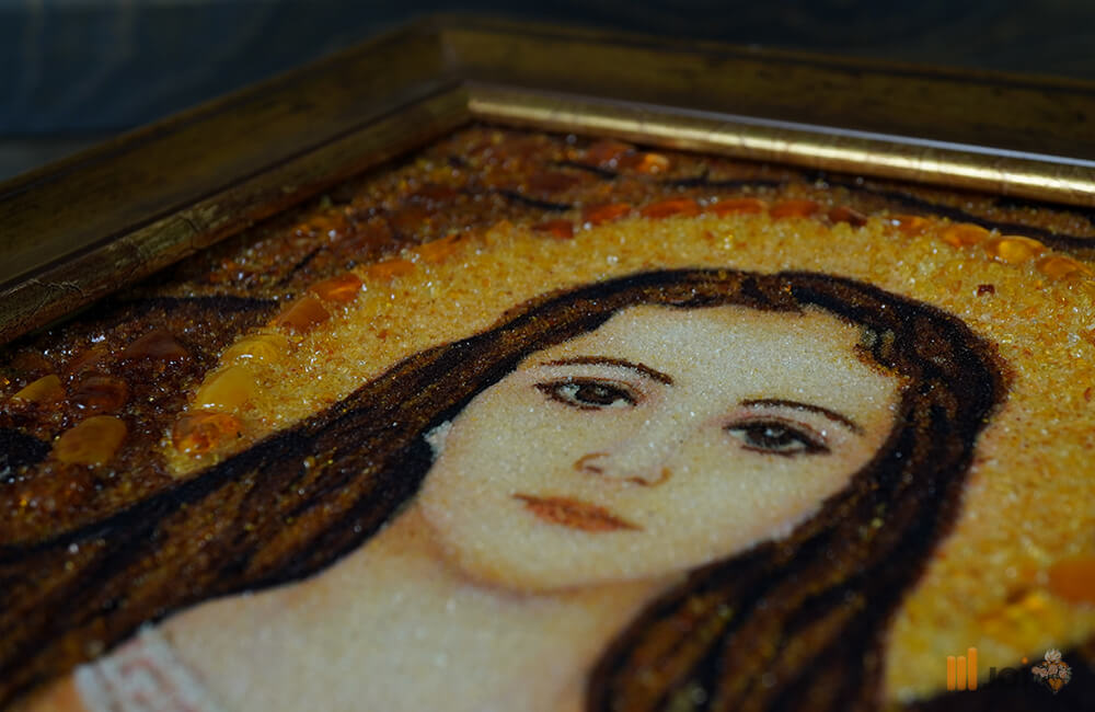 Bernsteinbild – Die heilige Philomena, direktes Portal zum Himmel (4)
