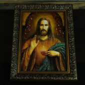 Bernsteinbild – Der segnende Jesus Christus - Image 6