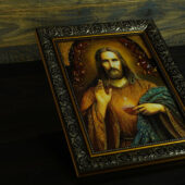 Bernsteinbild – Der segnende Jesus Christus - Image 5