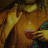 Bernsteinbild – Der segnende Jesus Christus - Image 3