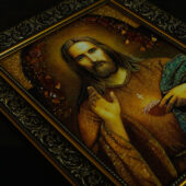 Bernsteinbild – Der segnende Jesus Christus - Image 2