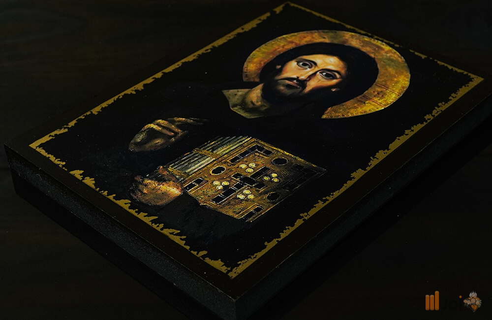 Goldene Ikone – Der segnende Jesus Christus (1)