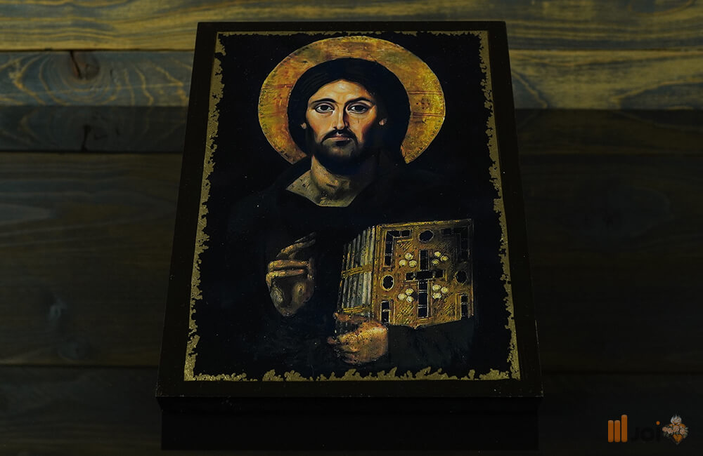 Goldene Ikone – Der segnende Jesus Christus (3)