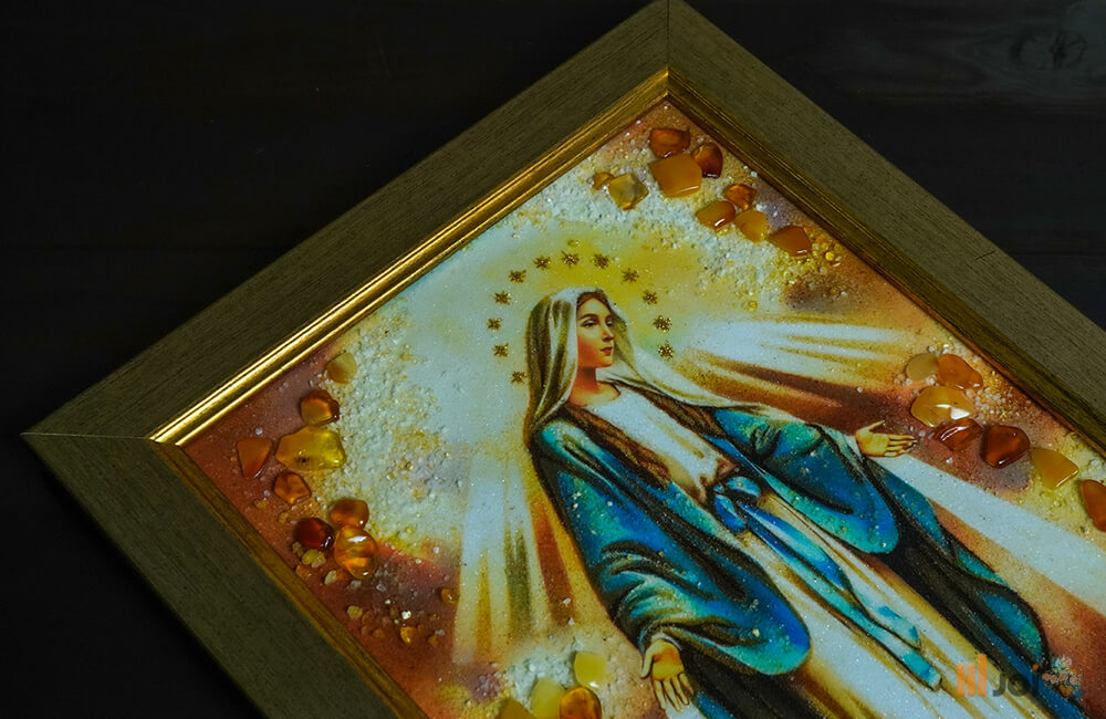 Jantarový_Obraz_Fatimska_Panna_Maria_Moderny_Rám_Obr7.1_joi.sk